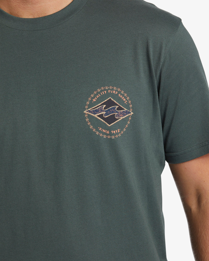 Rotor Diamond Tee - Slate Green