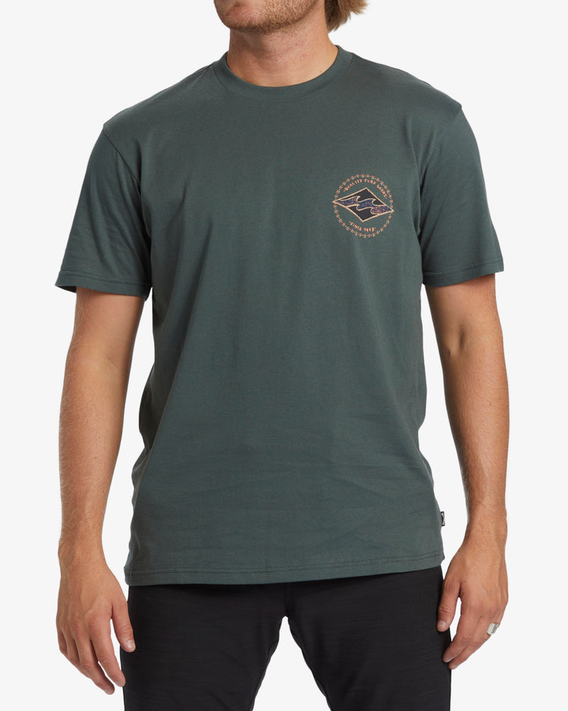 Rotor Diamond Tee - Slate Green