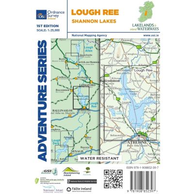 OSI Adventure Series 1:25K Map - Lough Ree