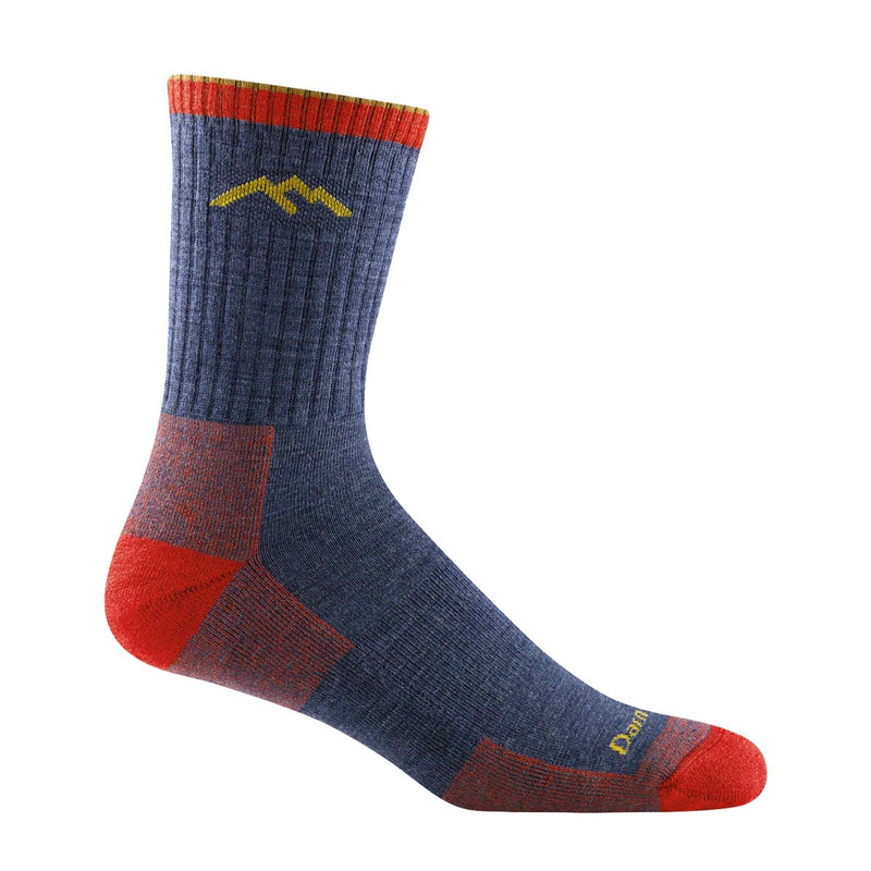 Darn Tough Hiker Micro Crew Midweight Hiking Sock - Denim Blue- Great Outdoors Ireland