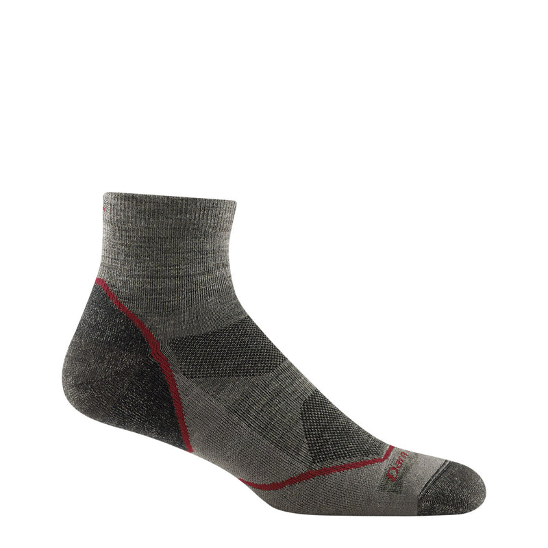 Darn Tough Light Hiker Quarter Lightweight Hiking Sock - Taupe- Great Outdoors Ireland