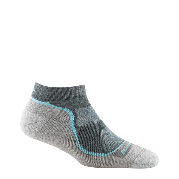 Darn Tough Light Hiker No-Show Lightweight Hiking Sock - Slate- Great Outdoors Ireland