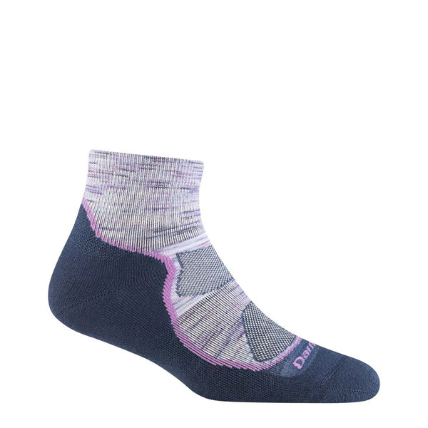 Light Hiker Quarter Lightweight Hiking Sock - Cosmic Purple