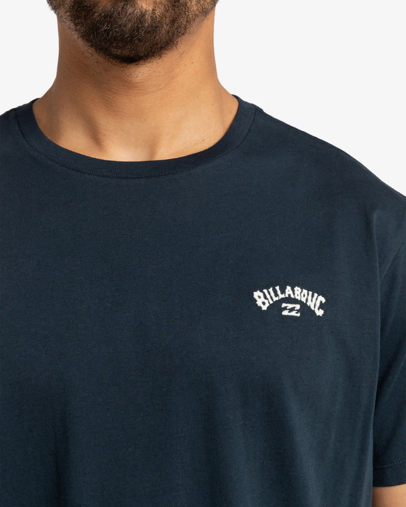 Arch Crew Tee - Navy