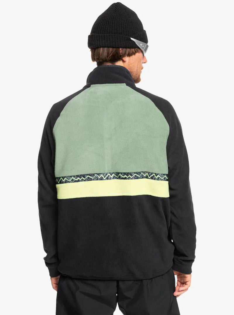 Champagne Powder Half-Zip Fleece - Black