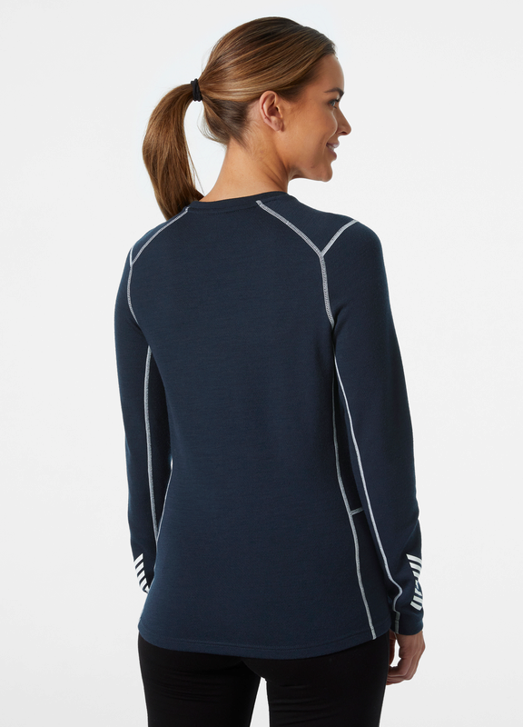 Helly Hansen LIFA® Merino Crew Base Layer - Navy- Great Outdoors Ireland