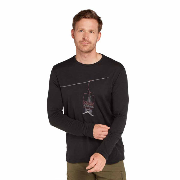 Merino 150 Tech Lite Long Sleeve T-Shirt - Bear Black