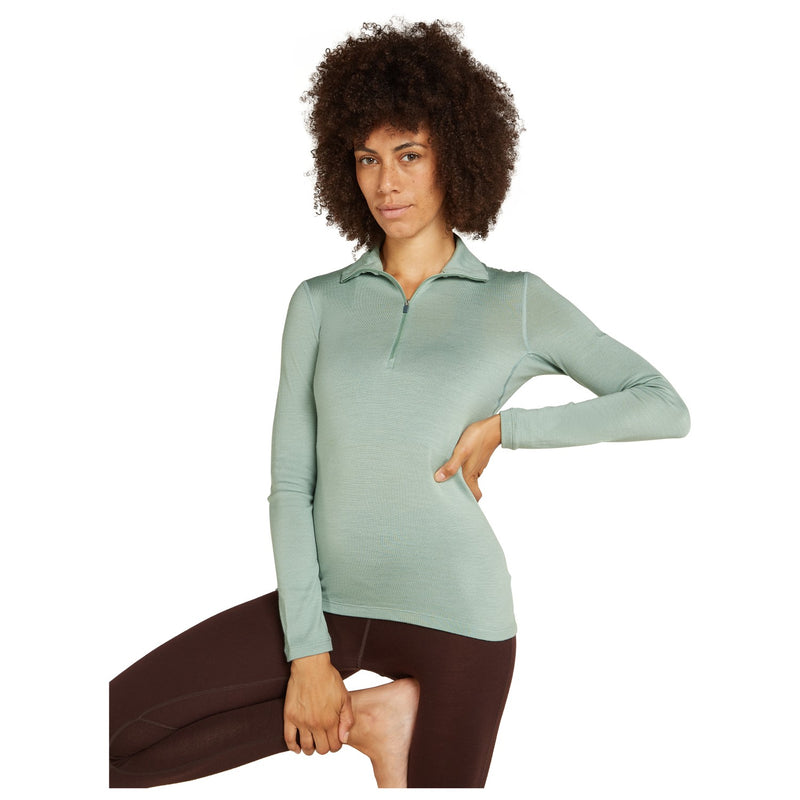 Merino 260 Tech Long Sleeve Half Zip - Moss