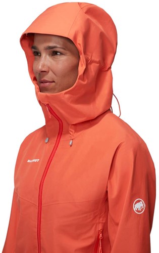 Mammut Crater IV HS Hooded Jacket - Peach- Great Outdoors Ireland