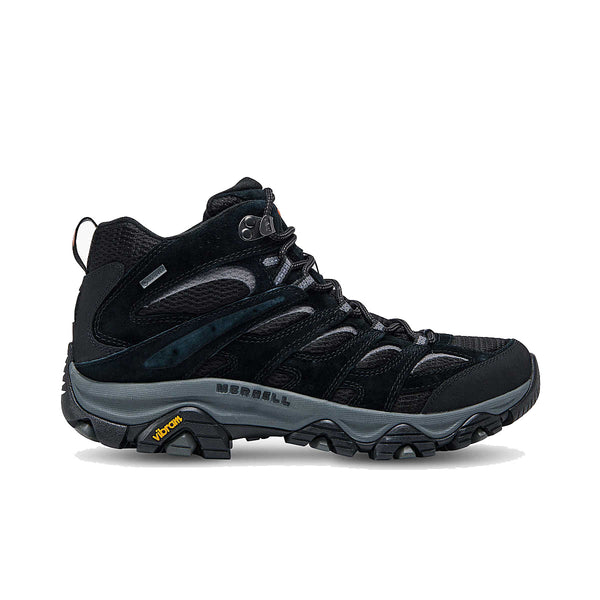 Merrell Moab 3 Mid GTX - Black Grey- Great Outdoors Ireland