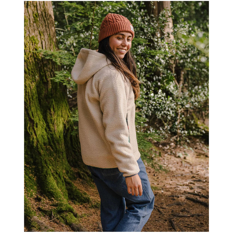 Maine 2.0 1/2 Zip Recycled Sherpa Fleece - Oatmeal