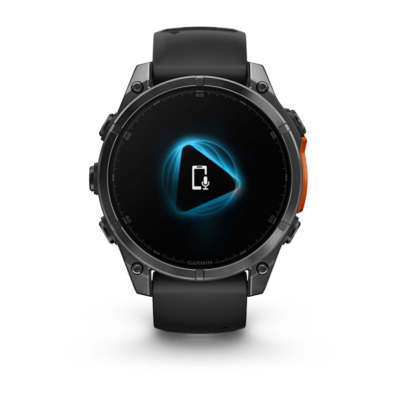 Garmin fēnix® 8 – 47 mm | AMOLED - Slate Grey with Black Silicone Band- Great Outdoors Ireland