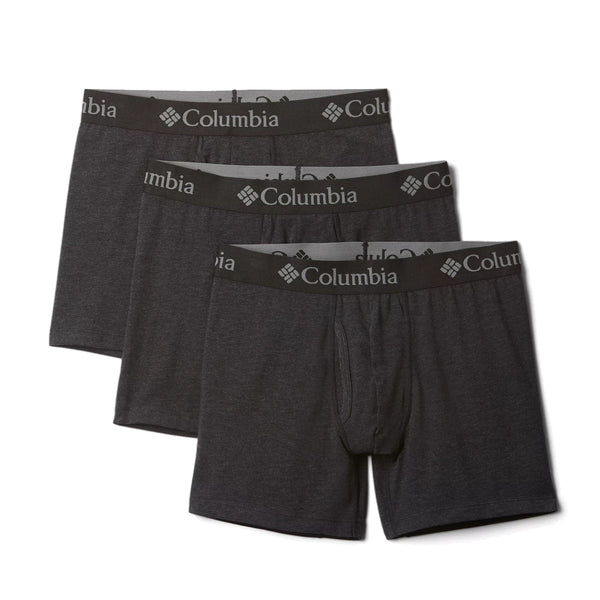 Columbia Tri Blend Boxer Briefs - Triple Pack Black