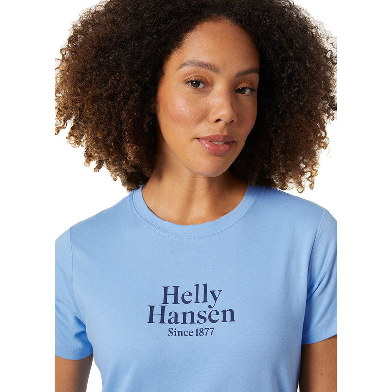 Helly Hansen Core Graphic Tee - Blue - Great Outdoors Ireland