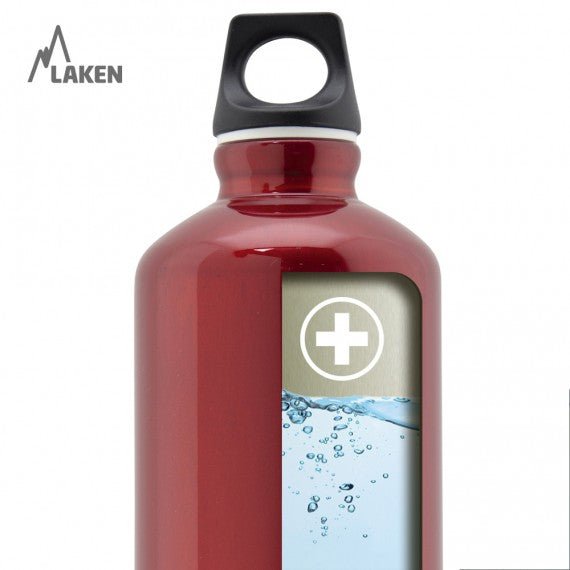 Laken Futura Alumium Bottle .6L - Red - Great Outdoors Ireland