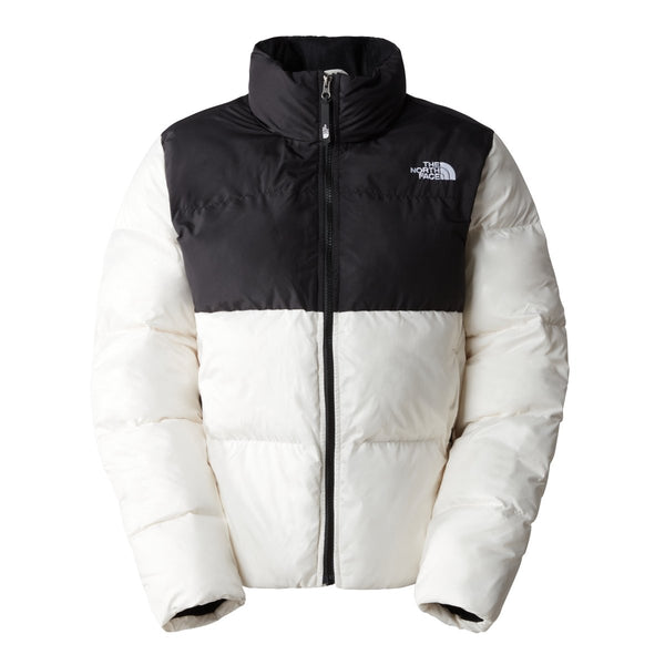 North face white on sale and grey jacket